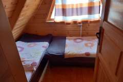Domki wypoczynkowe w Uroczysku - sypialnie na piętrze